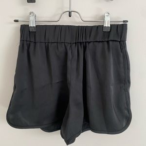 Aritzia black silky shorts!